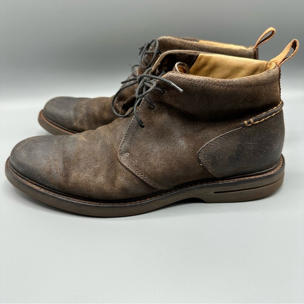 Sperry Gold-Cup Men Chukka Boots Brown Suede Lace Up Men’s Size 7.5 M